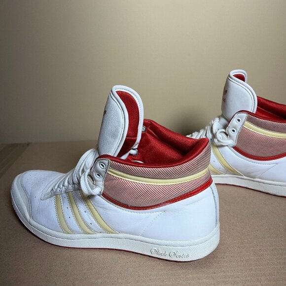 Adidas Sleek Series wedge heel high top sneakers size 8 - Picture 2 of 5